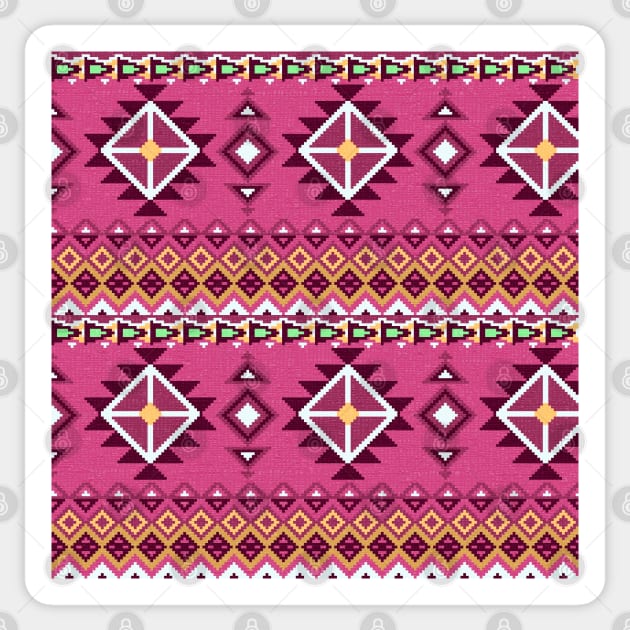 Ethnic pixel ornament #1 Sticker by GreekTavern